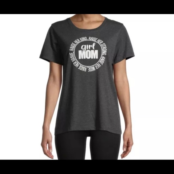 Positivitees Womens Girl Mom Tshirt New Black - Picture 3 of 4
